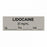 United Ad Label Co. Drug Tape / Labels - Lidocaine Label Tape, 20 mg / mL, Date, Time, Initial, Gray, 1-1/2" x 1/2", Removable, 500"/Roll - ULTJ1502-D