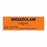 United Ad Label Co. Drug Tape / Labels - Midazolam Label Tape, 5 mg / mL, Expiration Date / Time, Orange, 1-1/2" x 1/2", Removable, 500"/Roll - ULTJ1506