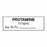 United Ad Label Anesthesia Tapes - Anesthesia Tape Labels, 1-1/2" x 1/2", PROTAMINE 10 mg / mL, 500"/Roll - ULTJ1510