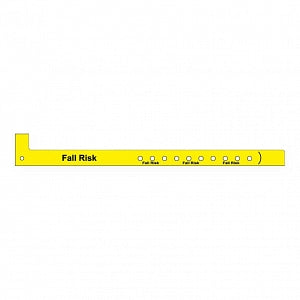 Fall Risk Riskband United Ad Label Adult Patient Alert Wristbands - Fall Risk Wristbands ...