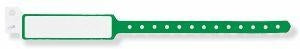 United Ad Label Co Patient ID Wristband Labels - Patient ID Wristband Label, Green - WB5040-15