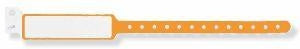 United Ad Label Co Patient ID Wristband Labels - Patient ID Wristband Label, Orange - WB5040-17