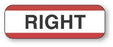 United Ad Label Co Film Position Labels - "Right Film Position" Label, 1/2" x 1-1/2" - XX539