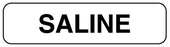 Medical Use Labels - Anesthesia Label, Saline, 1-1/4" x 5/16"