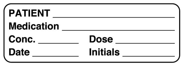 Single Use Medical Label Medical Use Labels - Med Label, 3