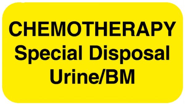 Medical Use Labels - Care Instruction Label, 1-5/8" x 3/8"