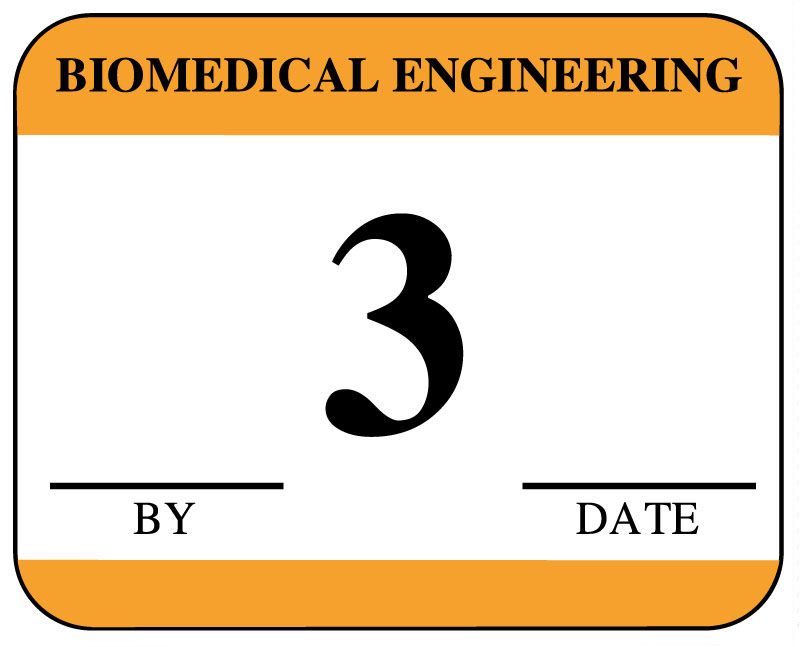 Bioengineering Label Medical Use Labels - Biomedical Inspection Labels — Grayline Medical