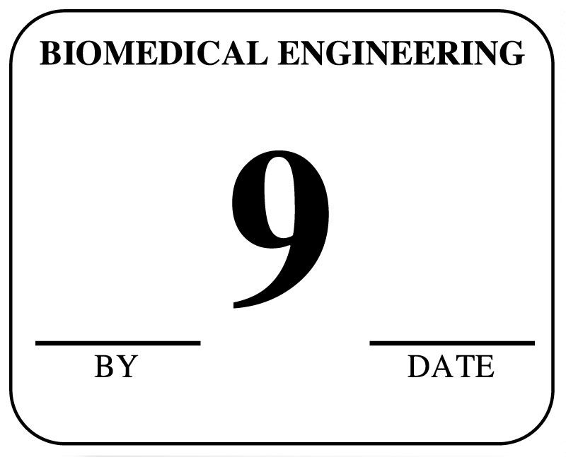 Medical Use Labels - Biomedical Inspection Labels