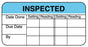 Medical Use Labels - Inspection Label, 2" x 1"
