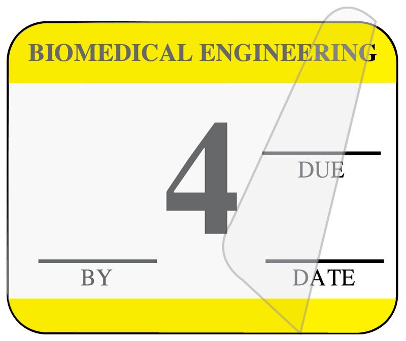 Biomedical Labels Inventory Medical Use Labels - Biomedical Self-Laminating Inspection Labels with ...