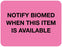 Medical Use Labels - Notify Biomed, 2" x 1-1/2"