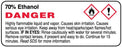 Medical Use Labels - 70% ETHANOL, 3" x 1-1/8"