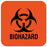 Medical Use Labels - Biohazard Label, Lam., 1" x 1"