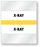 Medical Use Labels - Color-Coded Chart Divider Tabs - Tan - "X-Ray", 1-1/2" x 1-1/4"