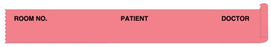 Medical Use Labels - Pink Patient Chart Tape, 1/2" x 500"