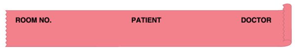 Medical Use Labels - Pink Patient Chart Tape, 1/2" x 500"