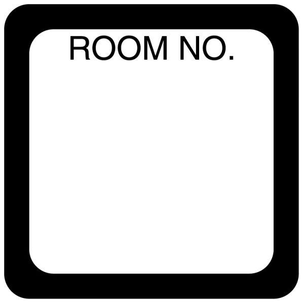 Room 3 Label Medical Use Labels - Room Number Label, 1-1/2