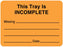 Medical Use Labels - Exchange Cart and Tray Labels, 2-3/8" x 1-3/4"