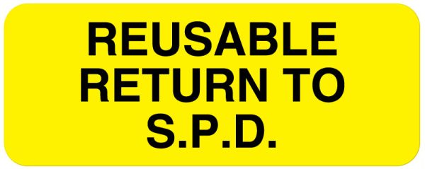 Medical Use Labels - SPD Label, 2-1/4