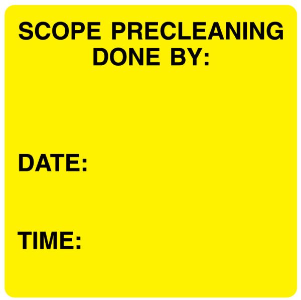 Medical Use Labels - Scope Precleaning, 4