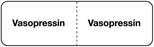 Medical Use Labels - VASOPRESSIN, I.V. Line Identification Label, 3" x 7/8"