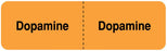 Medical Use Labels - DOPAMINE , I.V. Line Identification Label, 3" x 7/8"