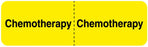 Medical Use Labels - CHEMOTHERAPY, I.V. Line Identification Label, 3" x 7/8"