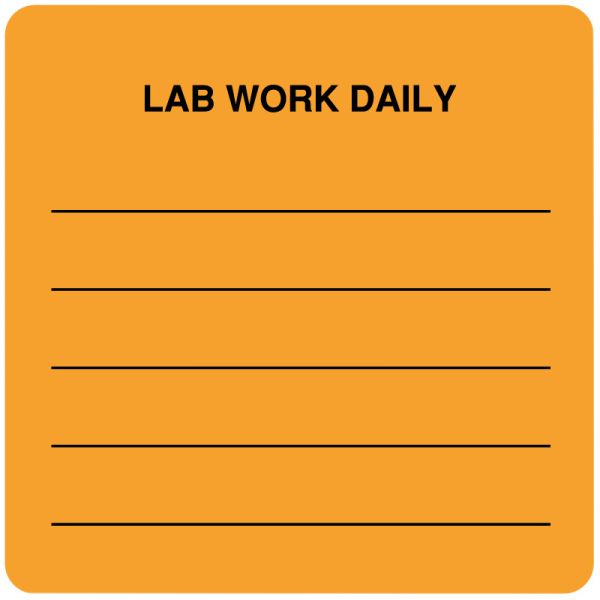 Medical Use Labels - Nursing Communication Label, 2-1/2" x 2-1/2"