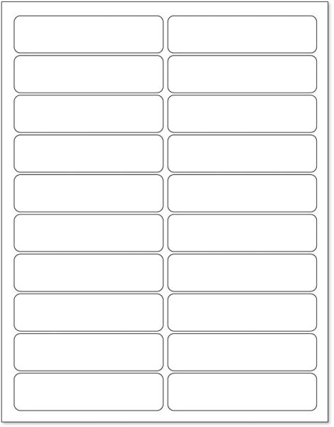 Medical Use Labels - Laser Printer Label, 4" x 1"