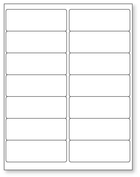 Medical Use Labels - Laser Printer Label, 4" x 1-7/16"
