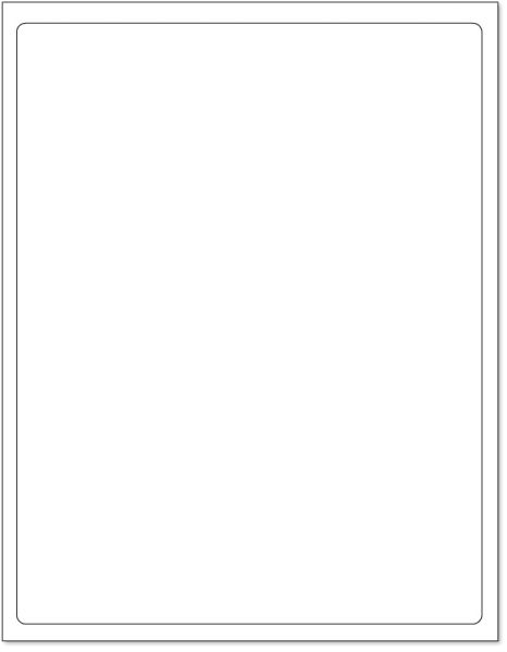 Medical Use Labels - Laser Printer Label, 8-1/2" x 11"