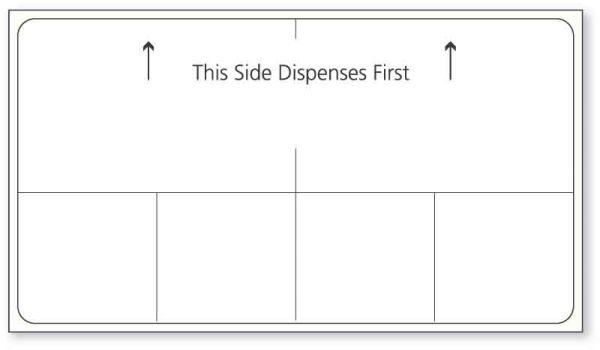 Medical Use Labels - Cerner Direct Thermal Printer Label, 3/4" Core, 4" x 2-3/16"