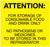 Medical Use Labels - Food Storage, 4" x 4"