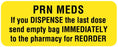 Medical Use Labels - Drug Renewal and Stop Order Label, 2-1/4" x 7/8"
