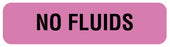 Medical Use Labels - NO FLUIDS, Nutrition Communication Labels, 1-1/4" x 5/16"