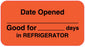 Medical Use Labels - Food Quality Control Labels, 1-1/8" x 7/8"