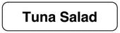 Medical Use Labels - TUNA SALAD, Food Identification Labels, 1-1/4" x 5/16"