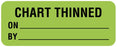 Medical Use Labels - Chart Thinned Label, 2-1/4" x 7/8"