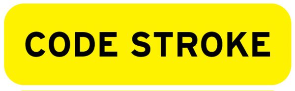 Medical Use Labels - Code Stroke Label, 1-1/4