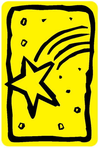 Medical Use Labels - Falling Star Label, 2" x 3"