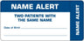 Medical Use Labels - Name Alert Label, 3-7/8" x 1-7/8"