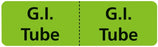 Medical Use Labels - G.I. Tube Line Identification Labels, 3" x 7/8"
