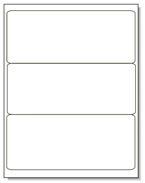 Medical Use Labels - Laser Printer Label, 8" x 3"