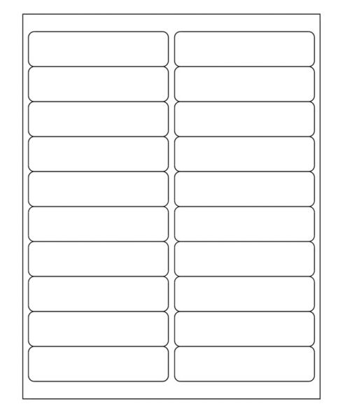 Medical Use Labels - Laser Printer Labels, 4" x 1"