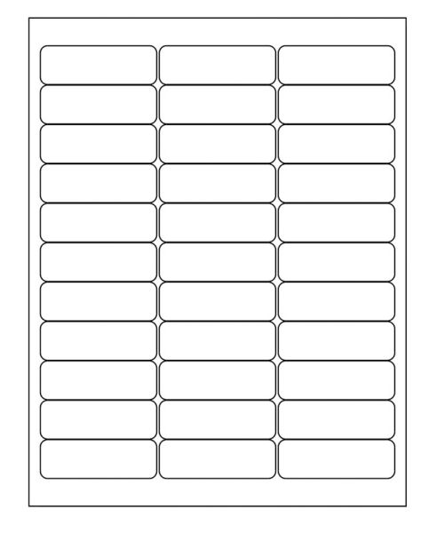 Medical Use Labels - Laser Printer Labels, 2-5/8" x 7/8"