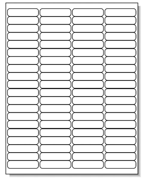 Medical Use Labels - Laser Printer Label, 1-3/4" x 1/2"