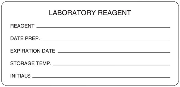 Medical Lab Sample Label Medical Use Labels - Laboratory Reagent Label, 4