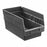 Uline Plastic Shelf Bins - Plastic Shelf Bin, Black, 7" x 12" x 6" - S-16276BL