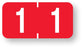 Medical Use Labels - TAB 1277 Compatible Numeric Labels