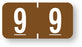Medical Use Labels - TAB 1277 Compatible Numeric Labels